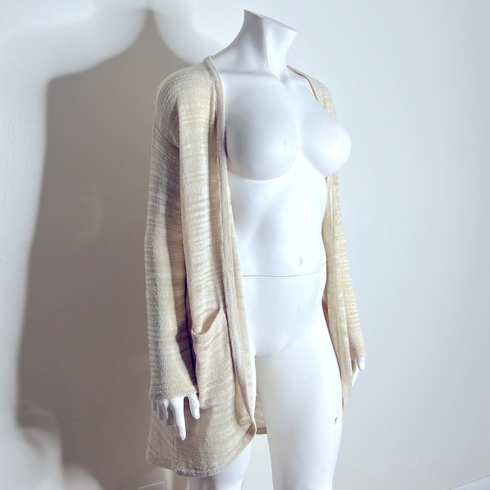 H by Halston Buttonless Lightweight Longline Cardigan‎ Duster Sz XL
